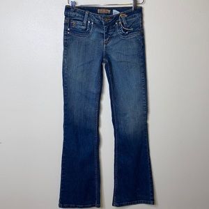 Y2K Vintage Paris Blues Sz 1 Flare Jeans